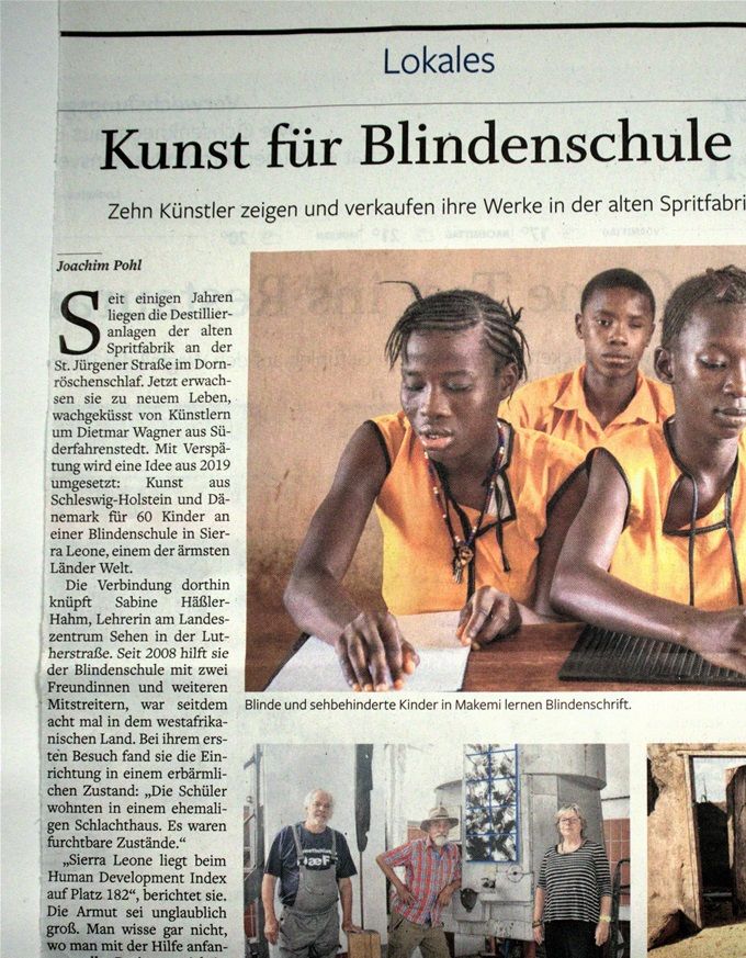 Benefizausstellung KUNST FÜR SIERRA LEONE